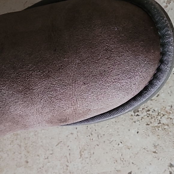 UGG tall Bailey gray boots with 3 side buttons Size 7 - Picture 3 of 14